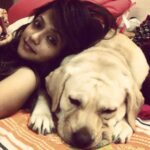 Pariva Pranati with dog