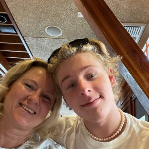 Lev Cameron Khmelev Instagram With Mother