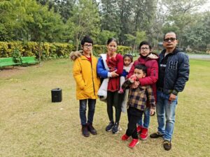 Mary Kom With Family