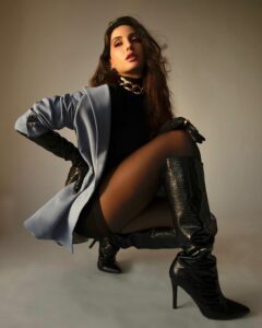 Nora Fatehi Instagram-black heels