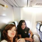 In a Flight to Bangalore